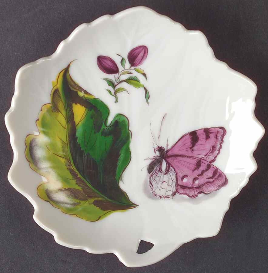 The Exotic Plant 4" Leaf Dish by Mottahedeh-1