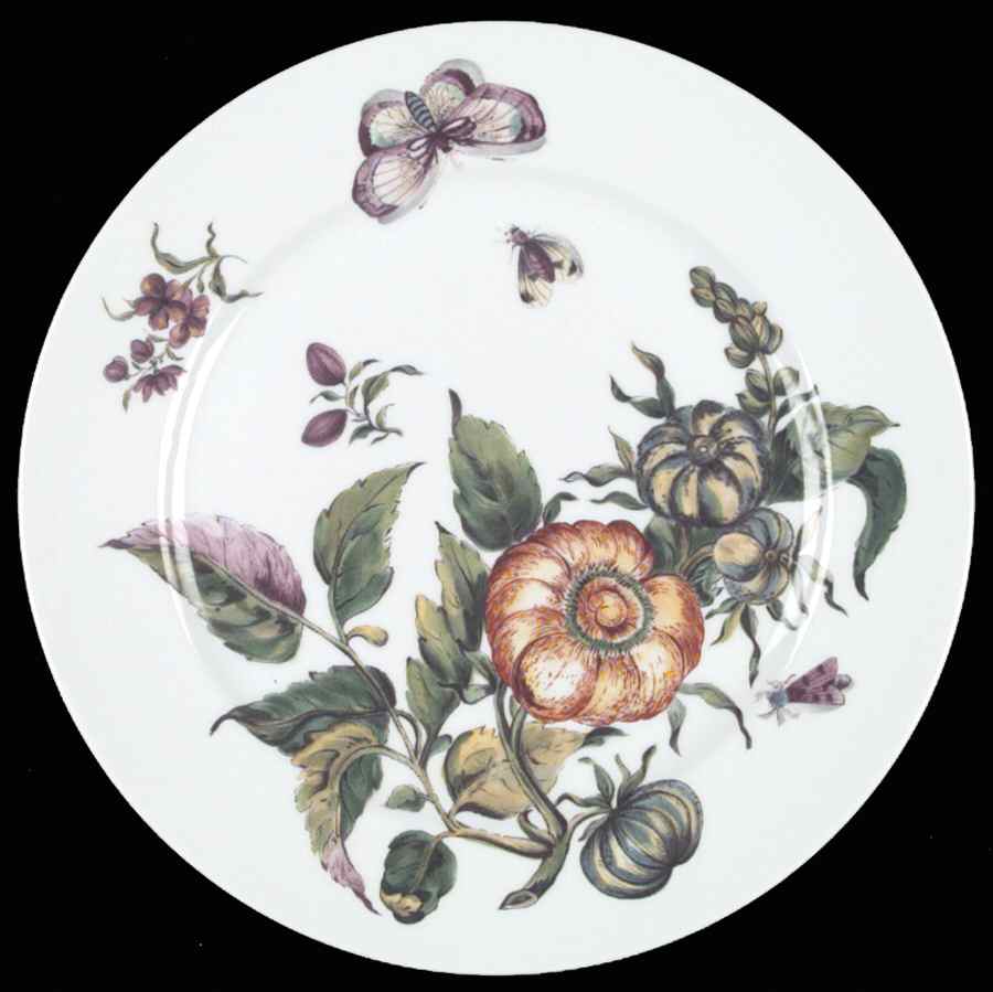 The Exotic Plant Dinner Plate by Mottahedeh-1