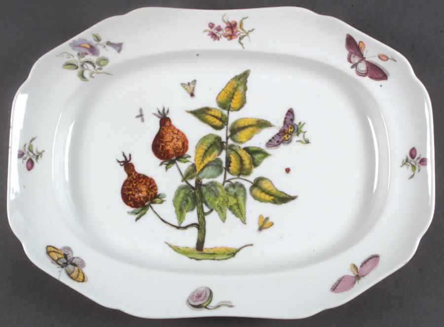 The Exotic Plant Underplate for Tureen by Mottahedeh-1