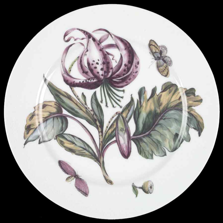 The Exotic Plant Dinner Plate by Mottahedeh-1
