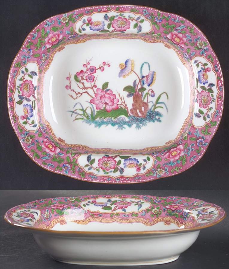 B488 9" Oval Vegetable Bowl by Minton-1