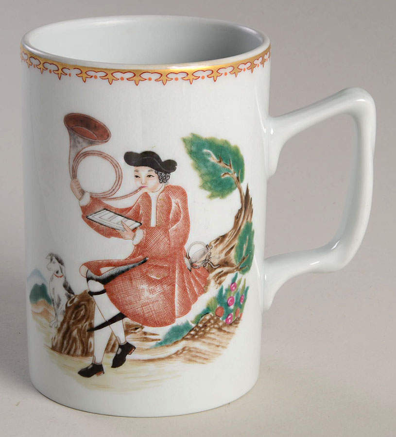 Hunting Horn Mug by Mottahedeh-1