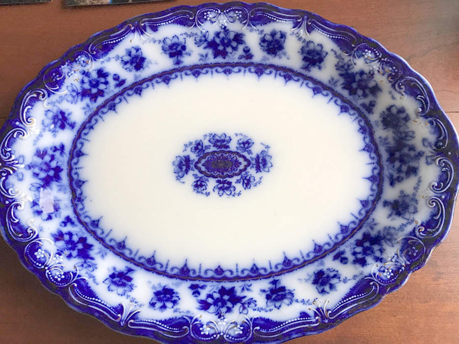 Waverley  16" Oval Serving Platter by John Maddock & Sons-1