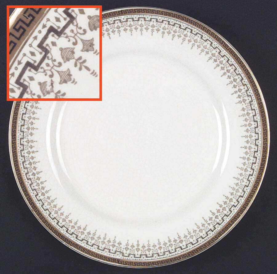 Buckingham Dinner Plate by J & G Meakin-1