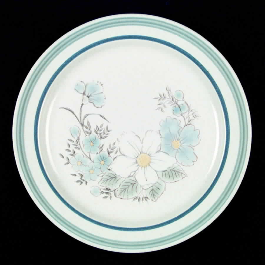 Blue Whisper Dinner Plate by Mount Clemens-1