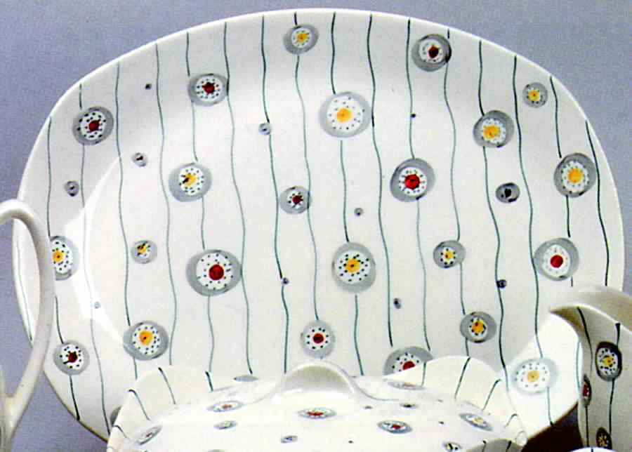 Festival 14" Oval Serving Platter by W R Midwinter Ltd-1