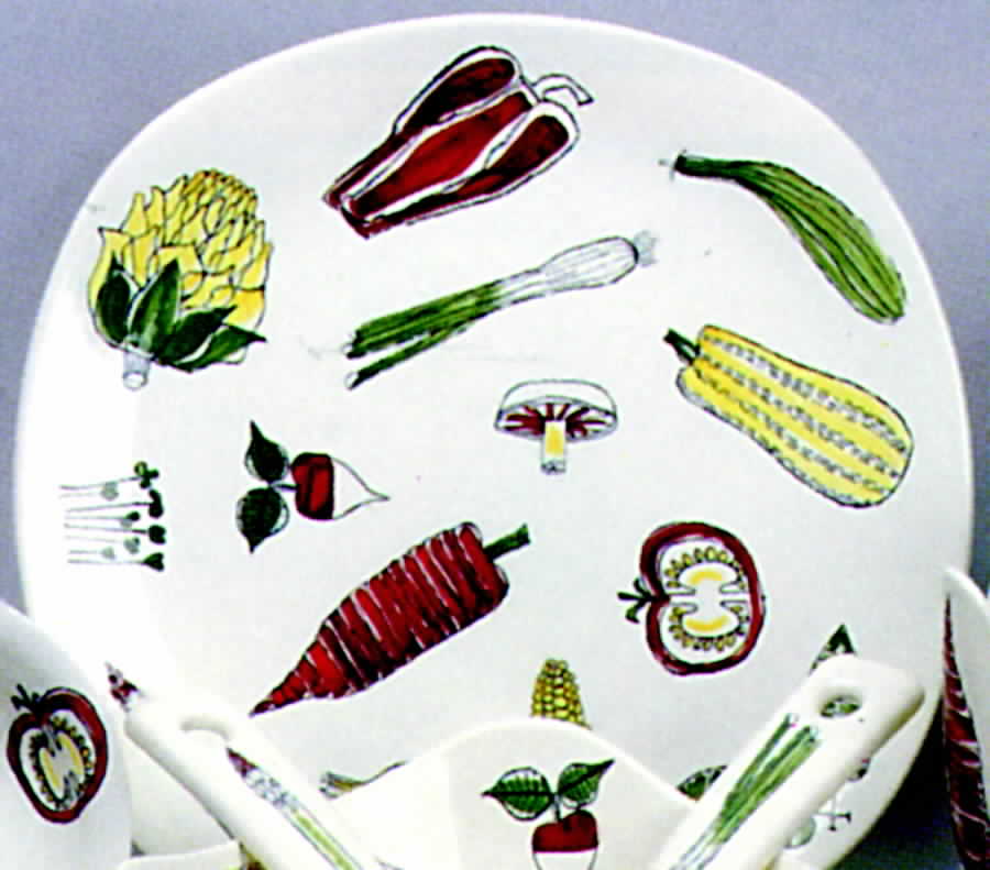 Saladware 14" Oval Serving Platter by W R Midwinter Ltd-1