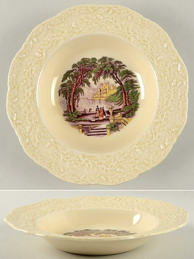Amberley Oak Rim Soup Bowl by Mason's-1