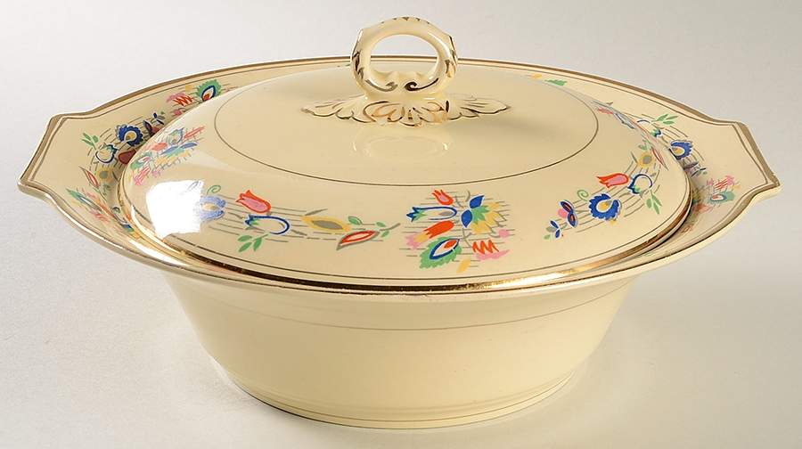 Monterey Round Covered Vegetable by Myott Staffordshire-1