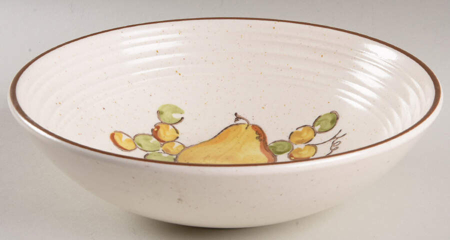 Tropicana 9" Round Vegetable Bowl by Metlox - Poppytrail - Vernon-1