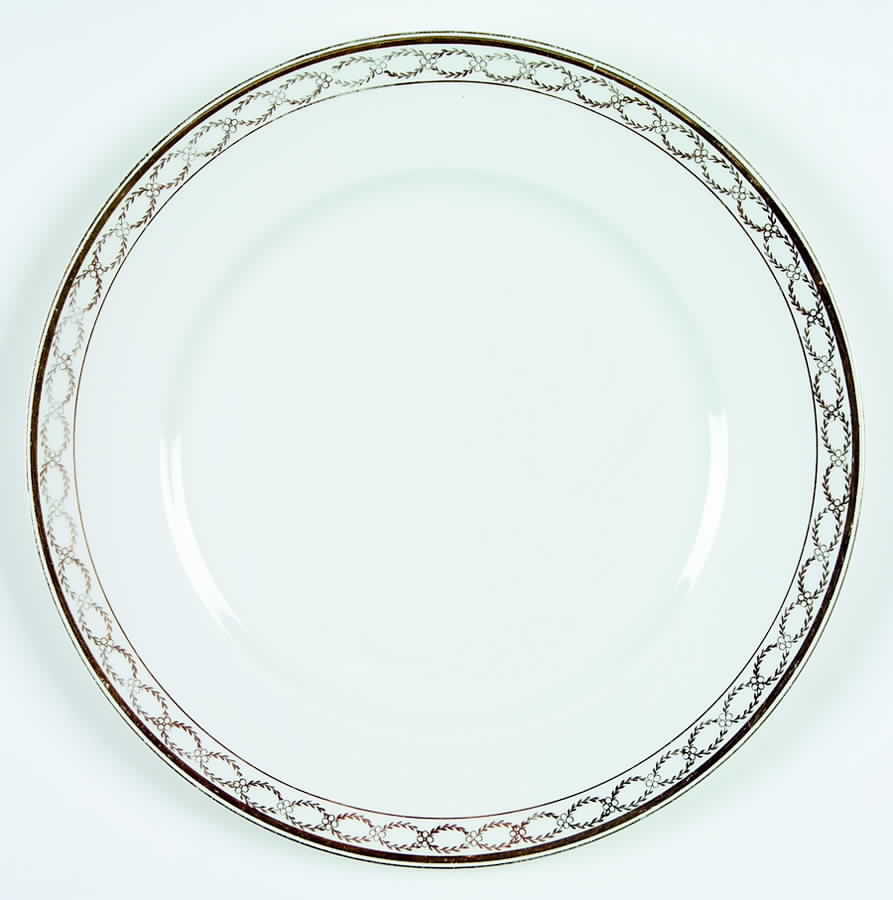 The Golden Chain Dinner Plate by Alfred Meakin-1