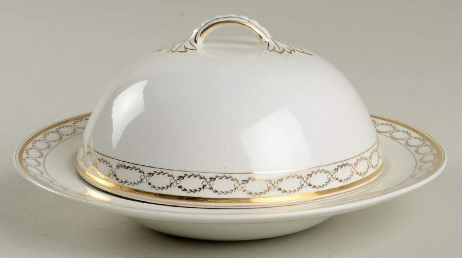 The Golden Chain Round Covered Butter by Alfred Meakin-1