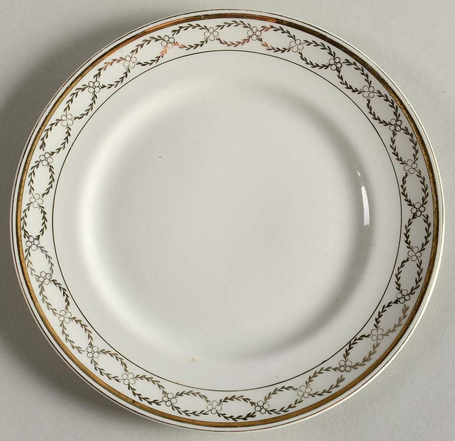 The Golden Chain Bread & Butter Plate by Alfred Meakin-1