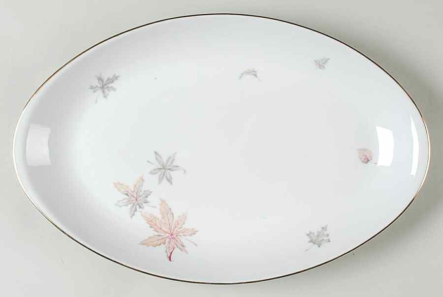 East Wind 14" Oval Serving Platter by Meito-1
