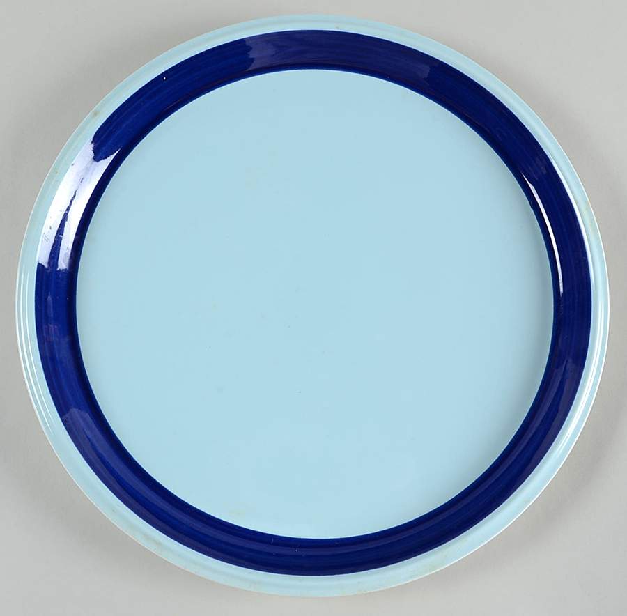 Country Store Navy Blue 12" Chop Plate (Round Platter) by Mikasa-1