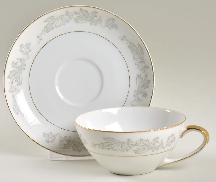 Isabel Flat Cup & Saucer Set by Mikasa-1