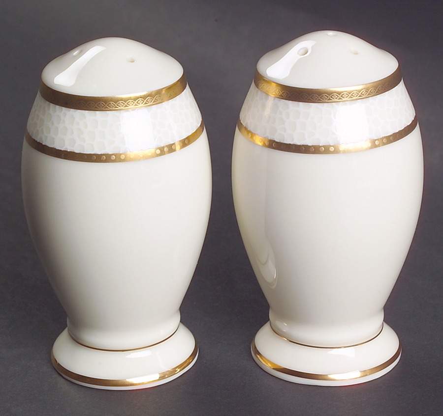 Ivory Flair Salt & Pepper Set by Mikasa-1
