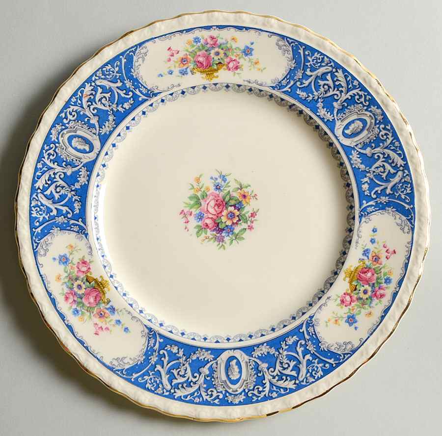Kensington Blue Salad Plate by Myott Staffordshire-1