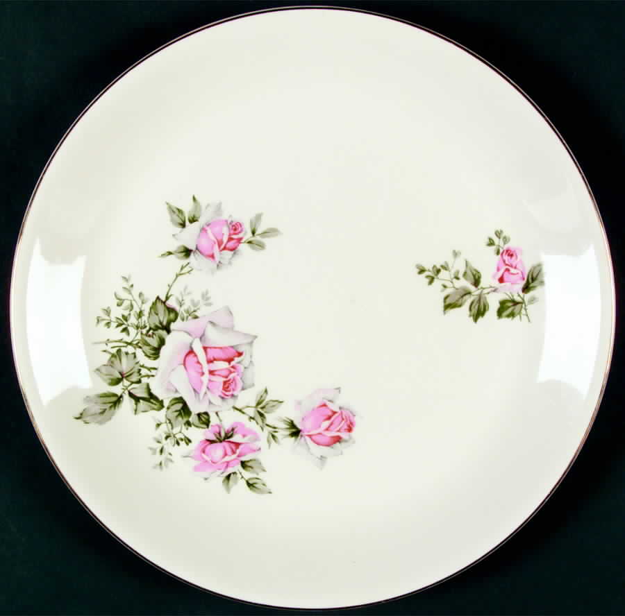 Spring Rose Dinner Plate by Alfred Meakin-1