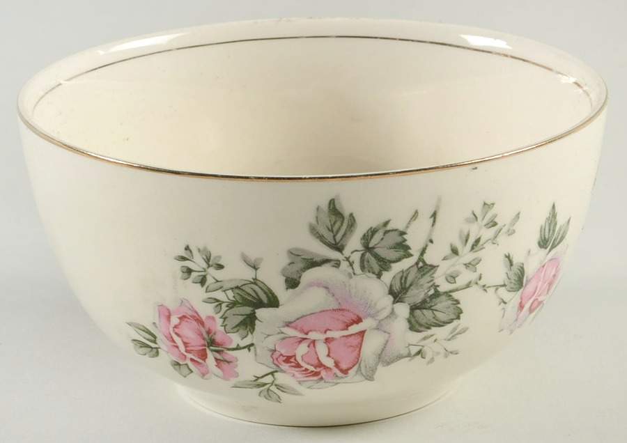 Spring Rose Open Sugar Bowl by Alfred Meakin-1