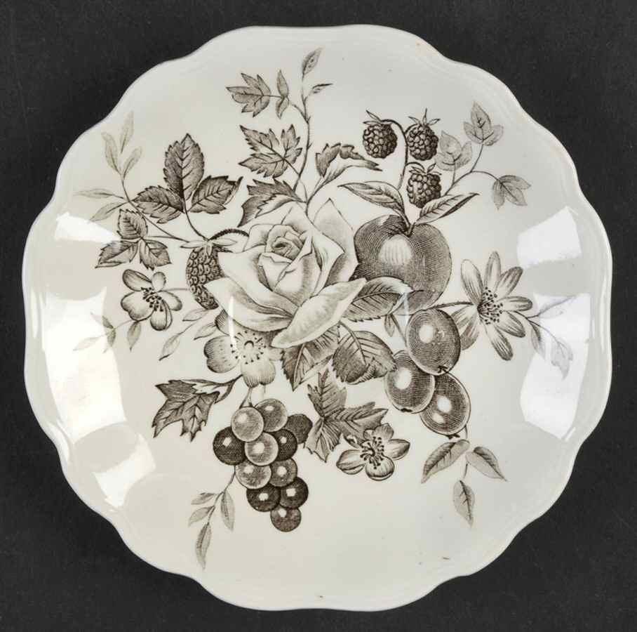 Gainsborough Brown Saucer by J & G Meakin-1