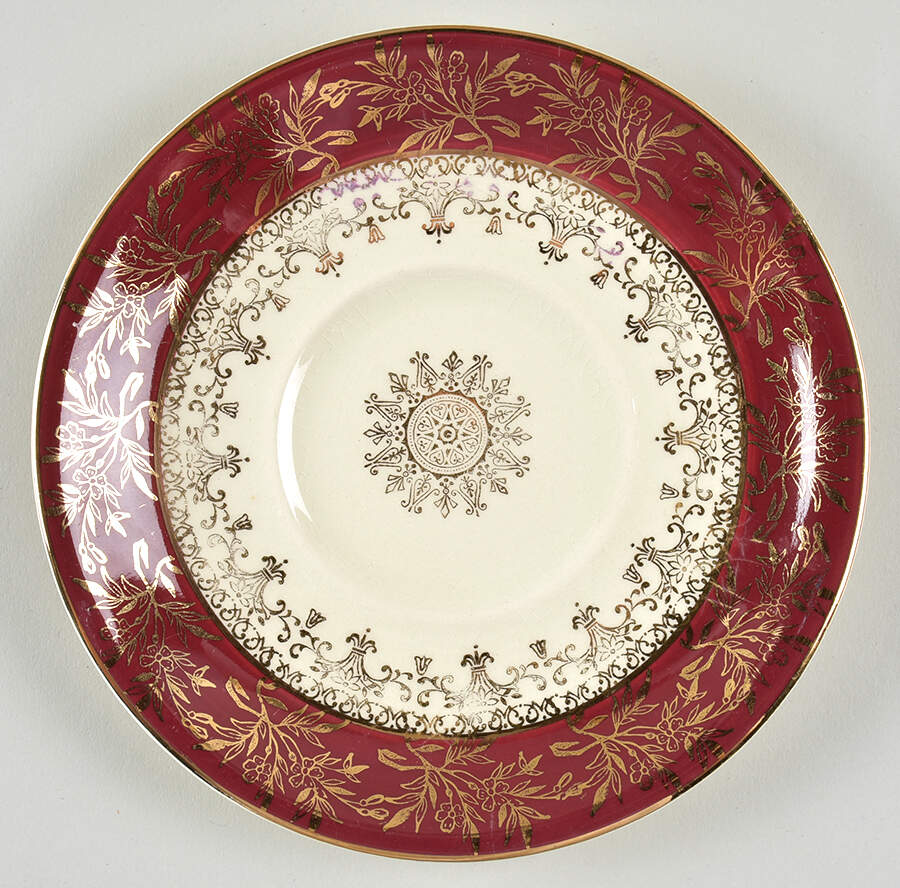 Golden Court Saucer for Cream Soup Bowl by J & G Meakin-1
