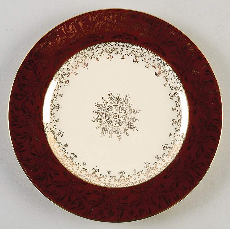 Golden Court Salad Plate by J & G Meakin-1