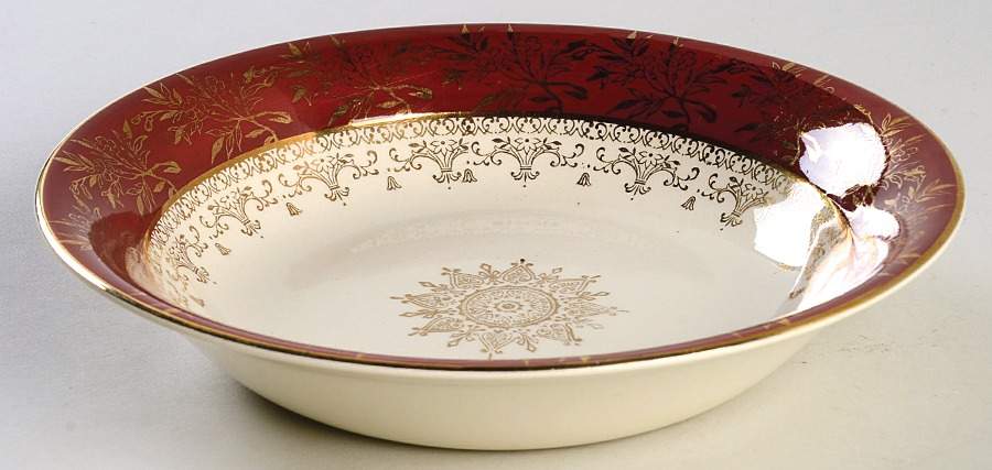 Golden Court Coupe Soup Bowl by J & G Meakin-1