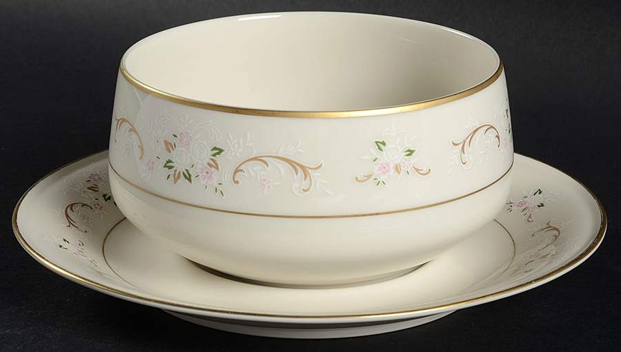 Rose Bay Gravy Boat & Underplate by Mikasa-1