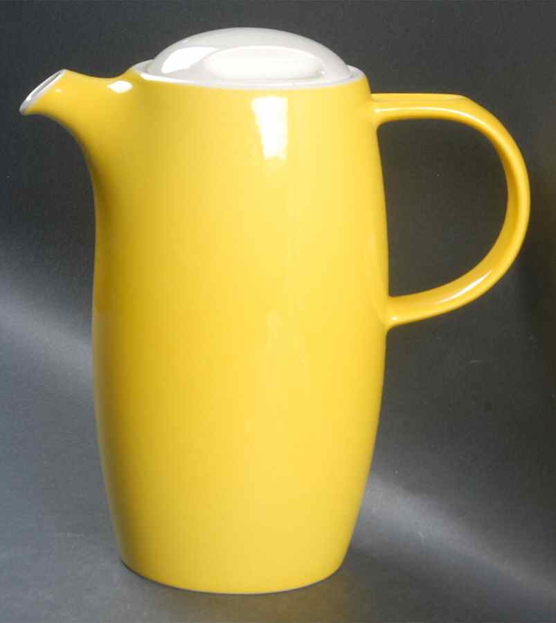 Sunshine Yellow Coffee Pot & Lid by Mikasa-1