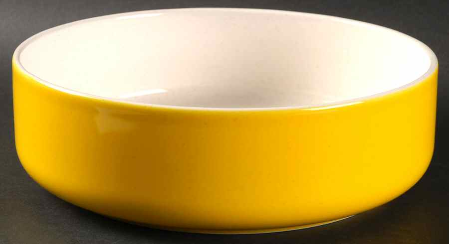 Sunshine Yellow 8" Round Vegetable Bowl by Mikasa-1