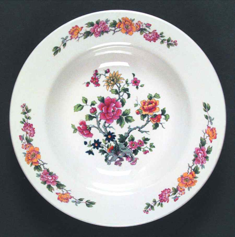 Georgian Rim Soup Bowl by Mayer (American)-1