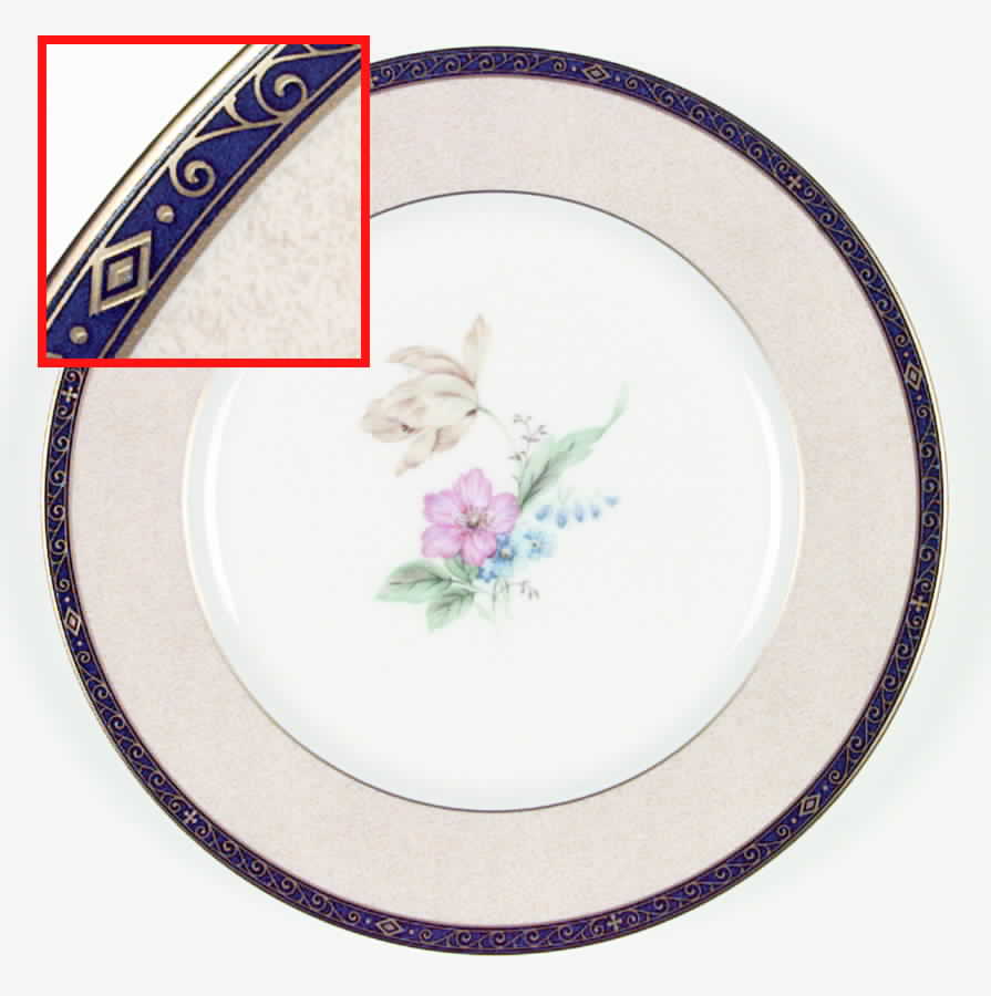 Victorian Ivory Salad Plate by Mikasa-1