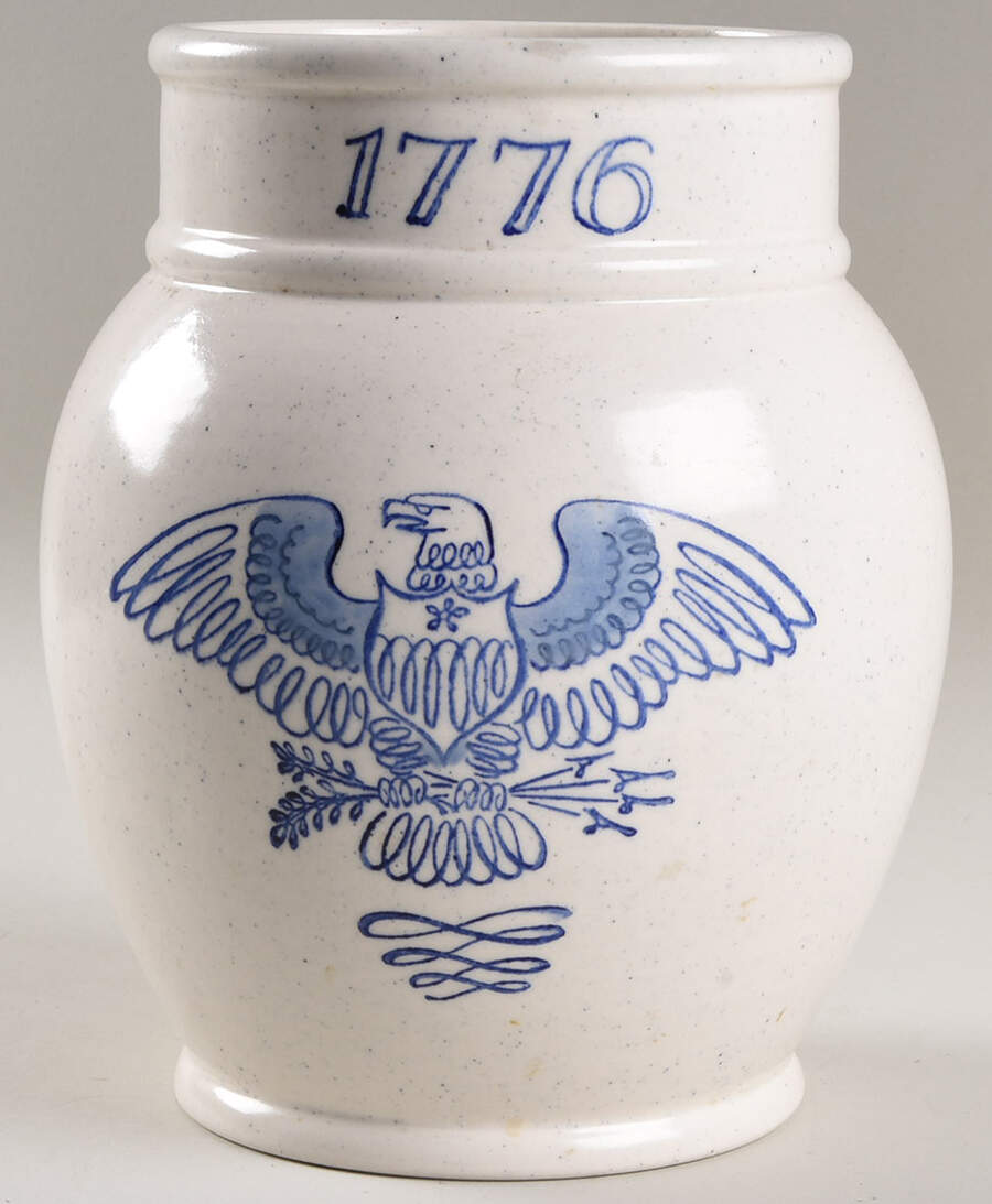 Eagle Provincial Large Canister No Lid by Metlox - Poppytrail - Vernon-1