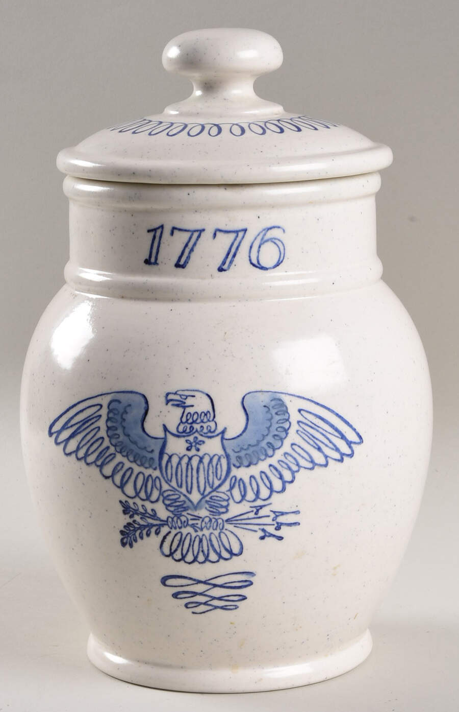 Eagle Provincial Large Canister & Lid by Metlox - Poppytrail - Vernon-1