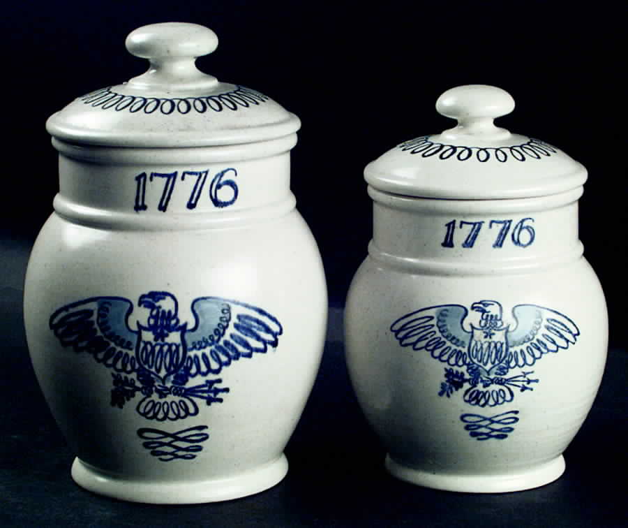 Eagle Provincial Medium Canister & Lid by Metlox - Poppytrail - Vernon-1