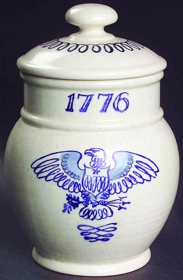 Eagle Provincial Small Canister & Lid by Metlox - Poppytrail - Vernon-1