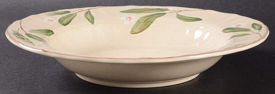 Petite Bloom Large Rim Soup Bowl by Mikasa-1