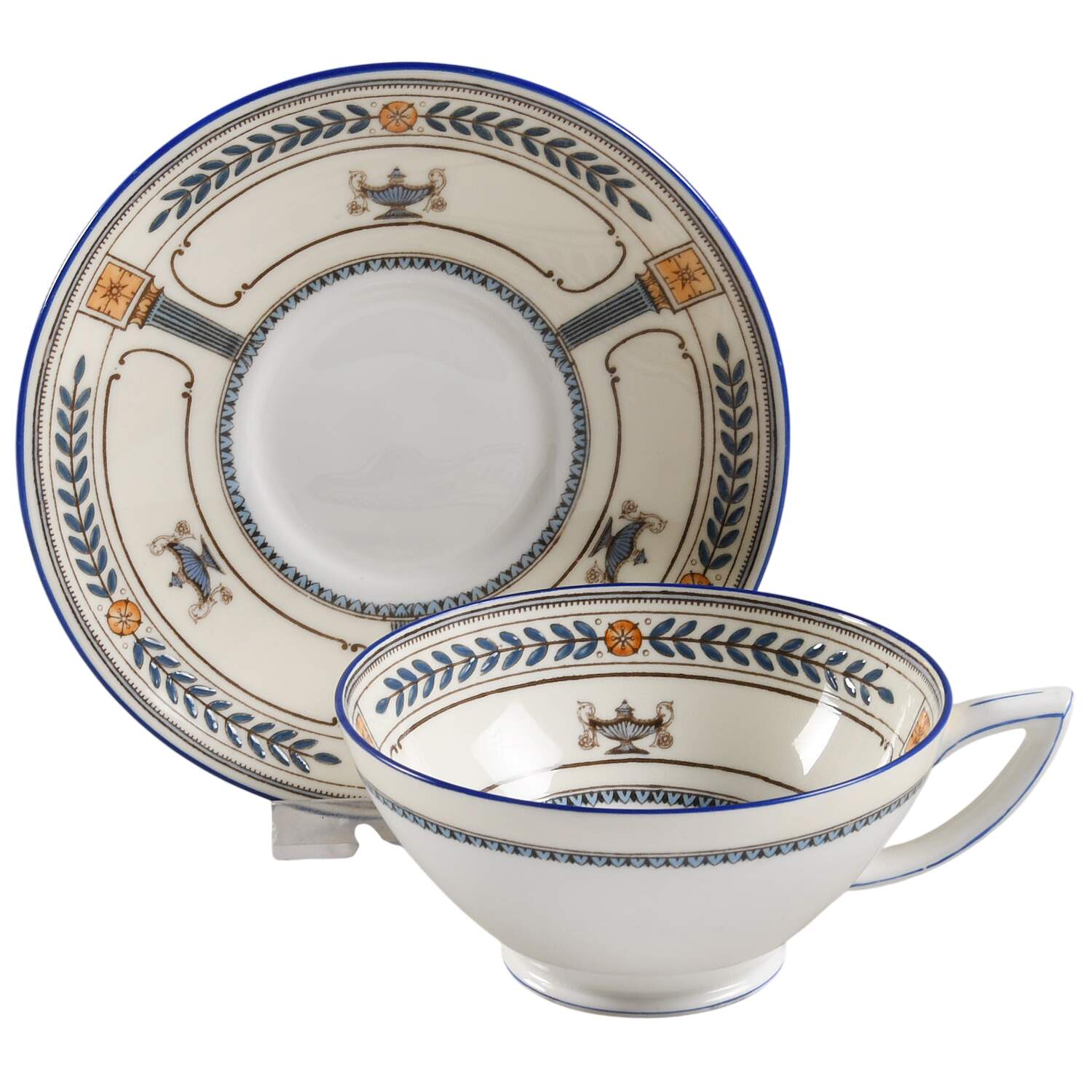 Corinth Footed Cup & Saucer Set by Minton-1