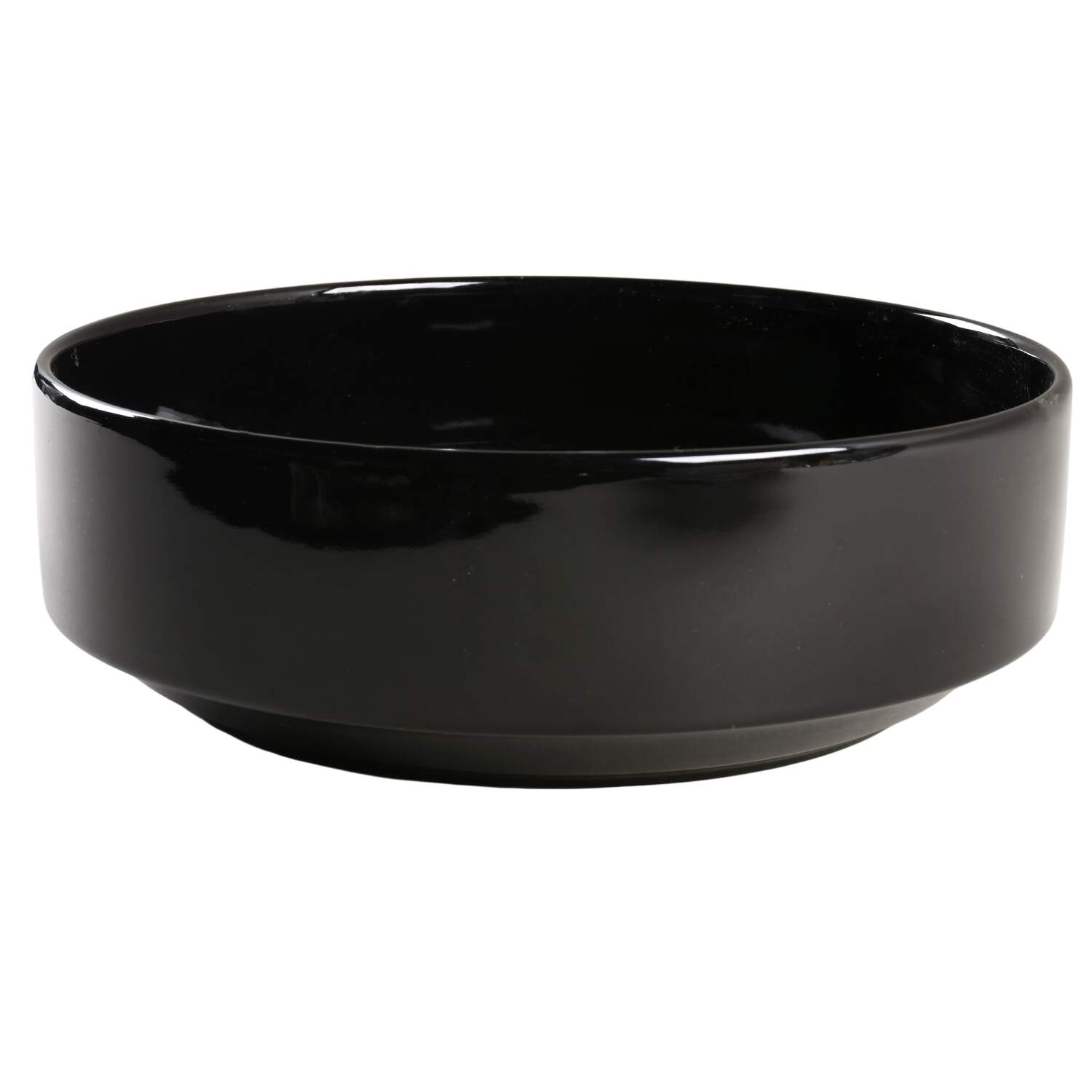 Black 8" Round Vegetable Bowl by Mikasa-1