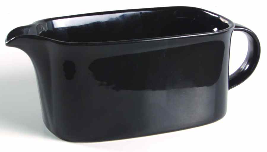 Black Gravy Boat by Mikasa-1