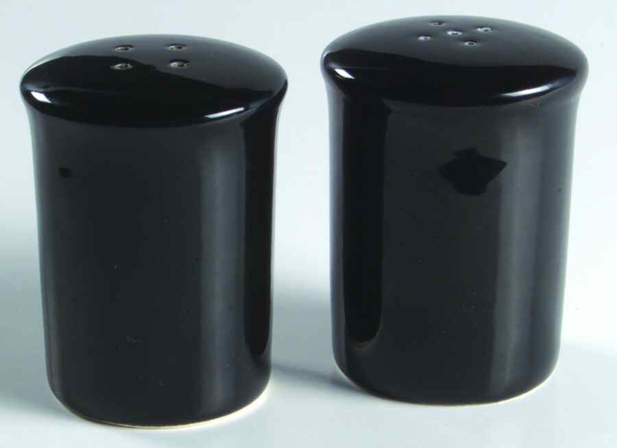 Black Salt & Pepper Set by Mikasa-1
