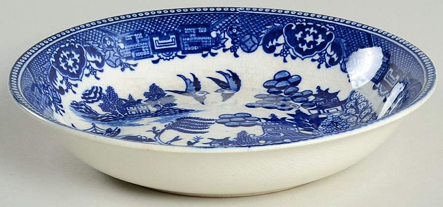 Blue Willow Coupe Soup Bowl by Moriyama-1