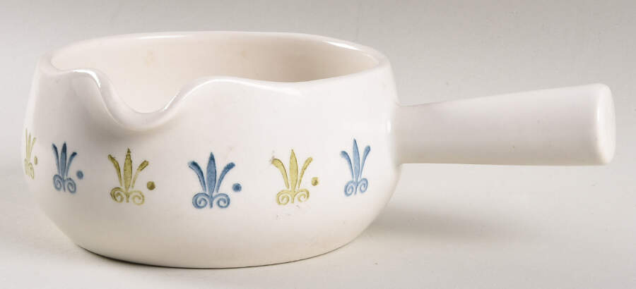 Fleur De Lis Gravy Boat by Metlox - Poppytrail - Vernon-1