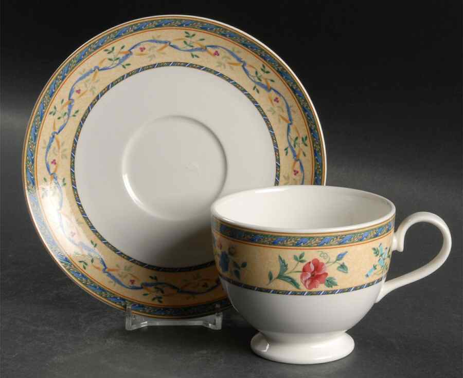 Strasbourg Footed Cup & Saucer Set by Mikasa-1