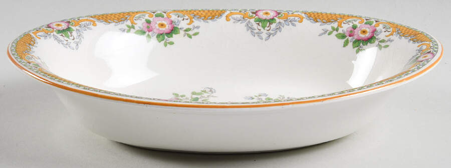 MAD46 9" Oval Vegetable Bowl by John Maddock & Sons-1