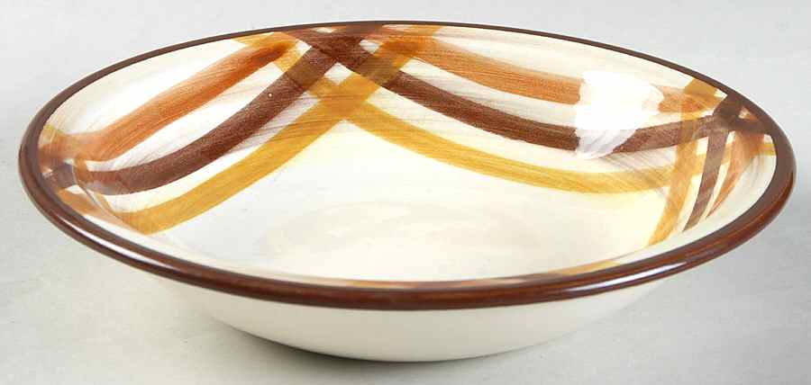 Butterscotch Rim Soup Bowl by Metlox - Poppytrail - Vernon-1