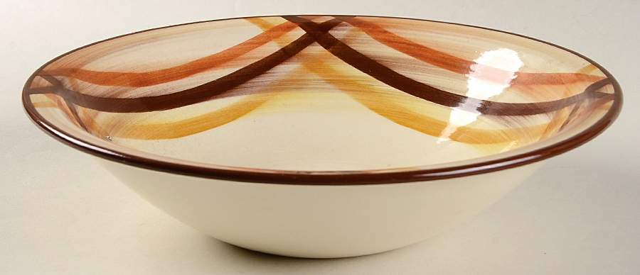 Butterscotch 10" Round Vegetable Bowl by Metlox - Poppytrail - Vernon-1