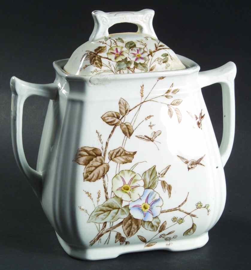 MEA49 Sugar Bowl & Lid by Alfred Meakin-1