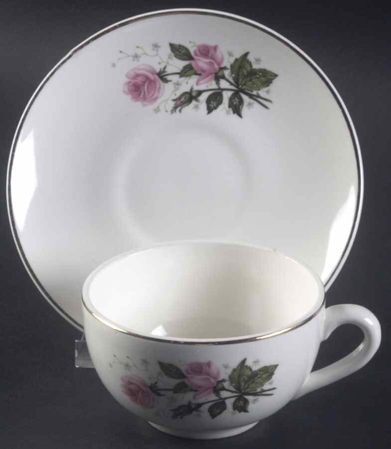 MTC35 Flat Cup & Saucer Set by Mount Clemens-1